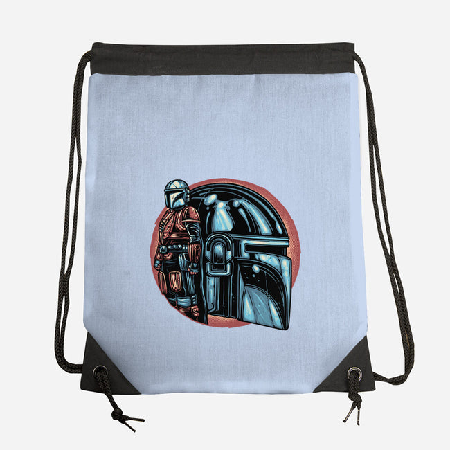 Bounty Hunters Code-None-Drawstring-Bag-glitchygorilla