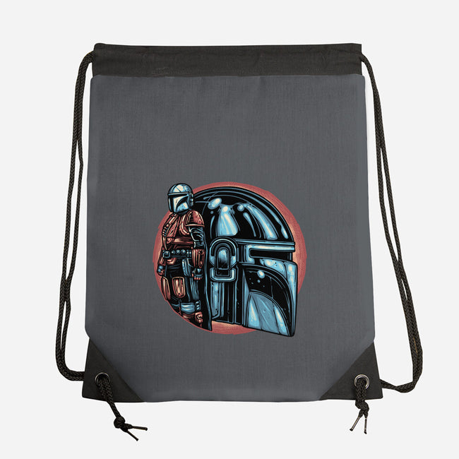 Bounty Hunters Code-None-Drawstring-Bag-glitchygorilla