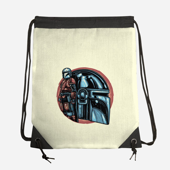 Bounty Hunters Code-None-Drawstring-Bag-glitchygorilla