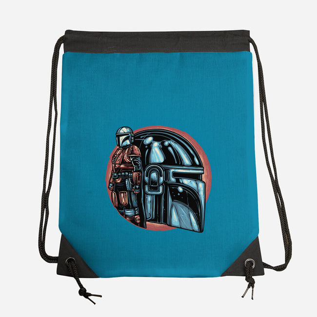 Bounty Hunters Code-None-Drawstring-Bag-glitchygorilla