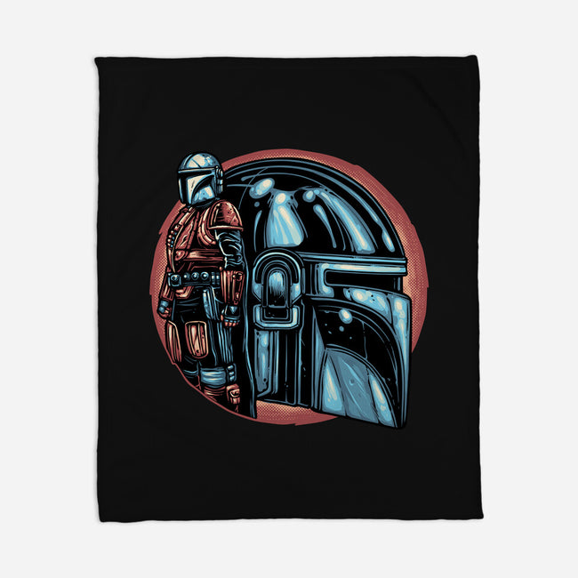Bounty Hunters Code-None-Fleece-Blanket-glitchygorilla