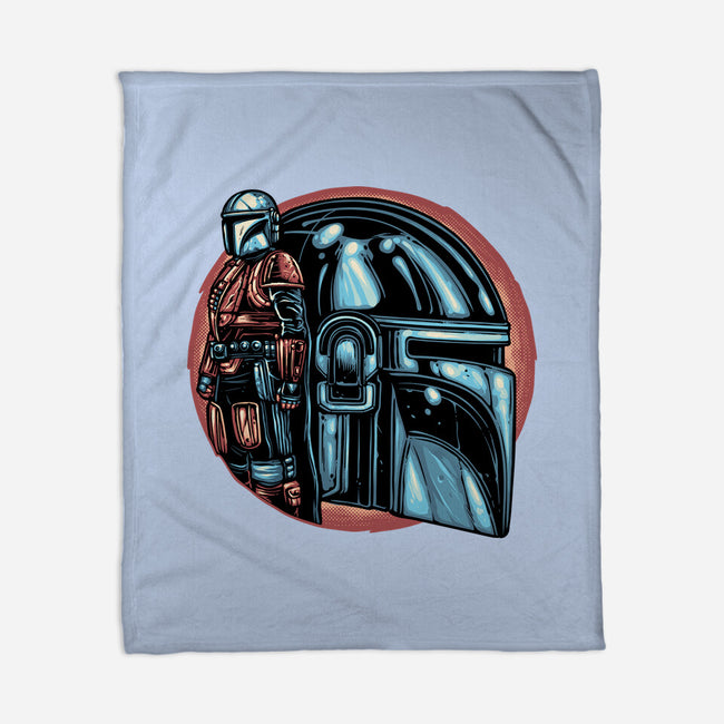 Bounty Hunters Code-None-Fleece-Blanket-glitchygorilla