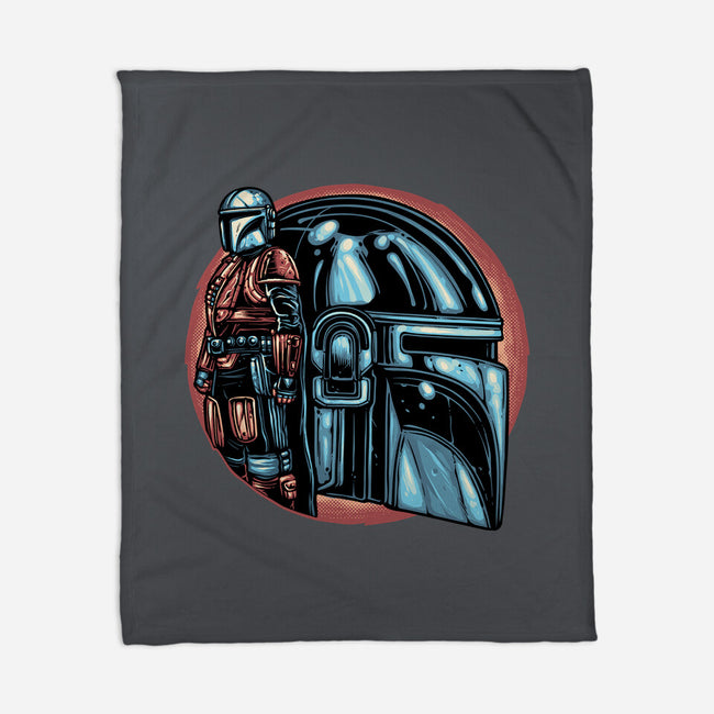 Bounty Hunters Code-None-Fleece-Blanket-glitchygorilla