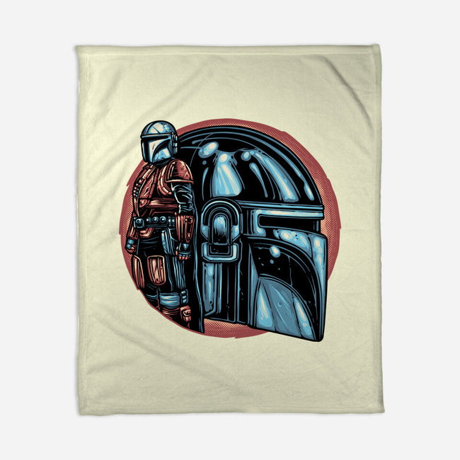 Bounty Hunters Code-None-Fleece-Blanket-glitchygorilla