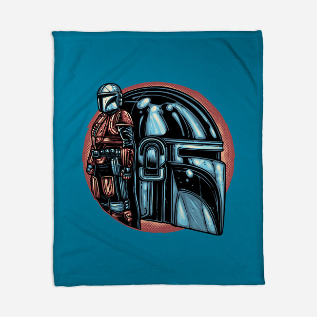 Bounty Hunters Code-None-Fleece-Blanket-glitchygorilla