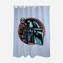 Bounty Hunters Code-None-Polyester-Shower Curtain-glitchygorilla
