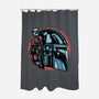 Bounty Hunters Code-None-Polyester-Shower Curtain-glitchygorilla