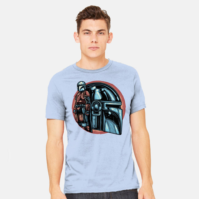 Bounty Hunters Code-Mens-Heavyweight-Tee-glitchygorilla