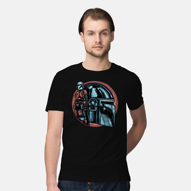 Bounty Hunters Code-Mens-Premium-Tee-glitchygorilla