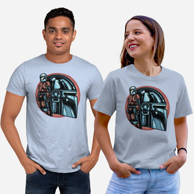 Bounty Hunters Code-Unisex-Basic-Tee-glitchygorilla