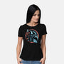 Bounty Hunters Code-Womens-Basic-Tee-glitchygorilla