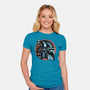 Bounty Hunters Code-Womens-Fitted-Tee-glitchygorilla