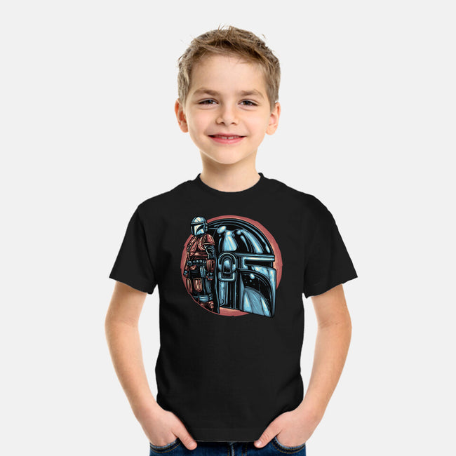 Bounty Hunters Code-Youth-Basic-Tee-glitchygorilla