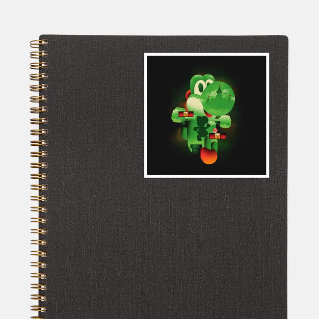 Yoshi World-None-Glossy-Sticker-dandingeroz