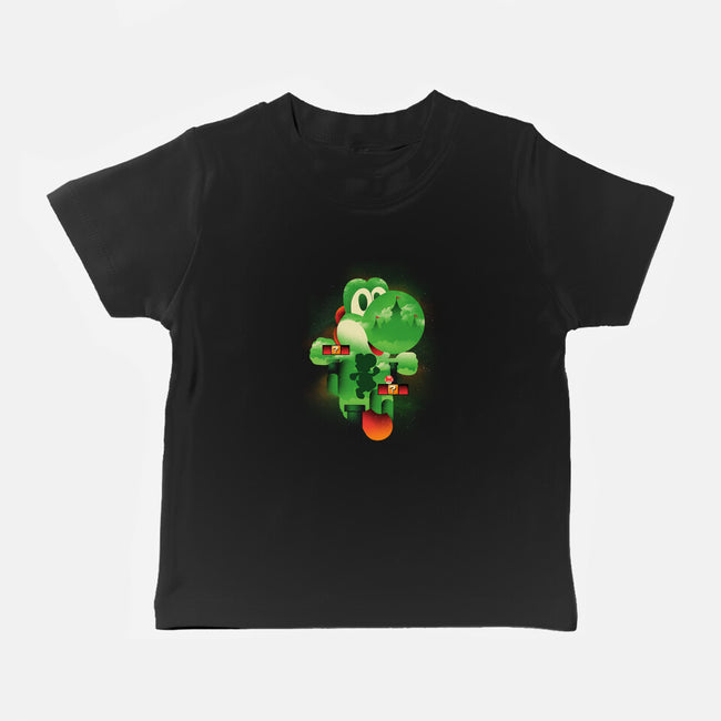 Yoshi World-Baby-Basic-Tee-dandingeroz