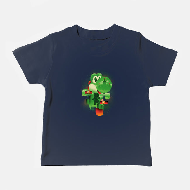 Yoshi World-Baby-Basic-Tee-dandingeroz