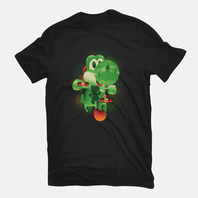 Yoshi World-Mens-Premium-Tee-dandingeroz
