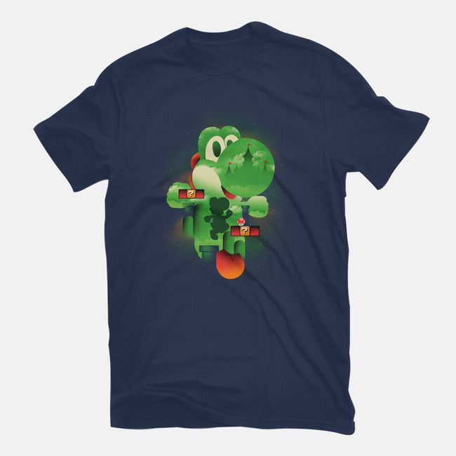 Yoshi World-Womens-Fitted-Tee-dandingeroz
