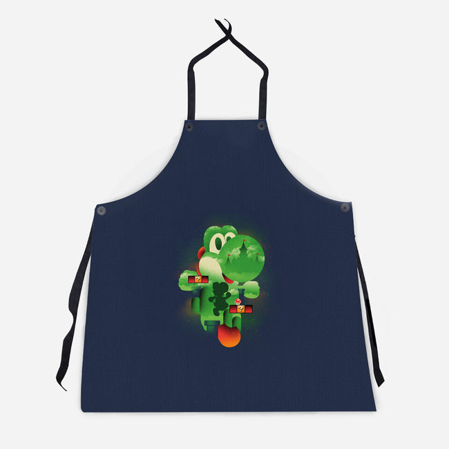 Yoshi World-Unisex-Kitchen-Apron-dandingeroz