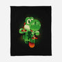 Yoshi World-None-Fleece-Blanket-dandingeroz