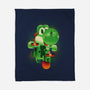Yoshi World-None-Fleece-Blanket-dandingeroz