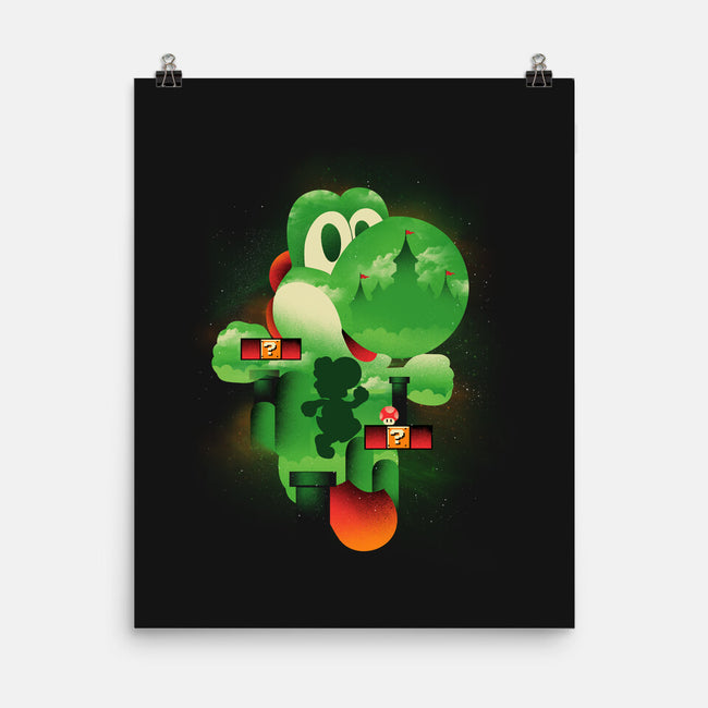 Yoshi World-None-Matte-Poster-dandingeroz