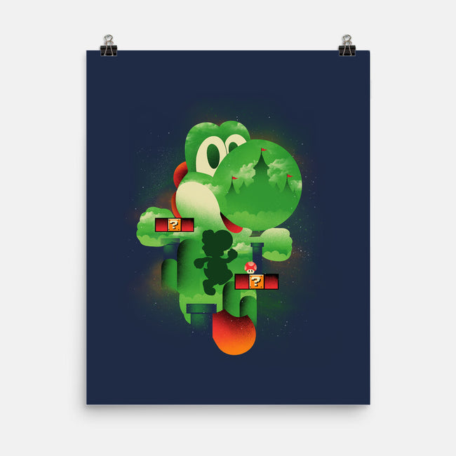 Yoshi World-None-Matte-Poster-dandingeroz