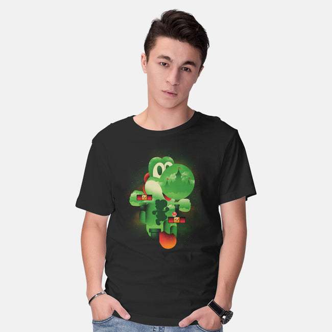 Yoshi World-Mens-Basic-Tee-dandingeroz