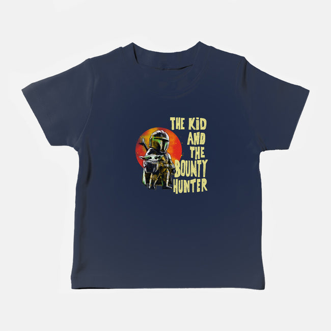 The Kin And The Bounty Hunter-Baby-Basic-Tee-kharmazero