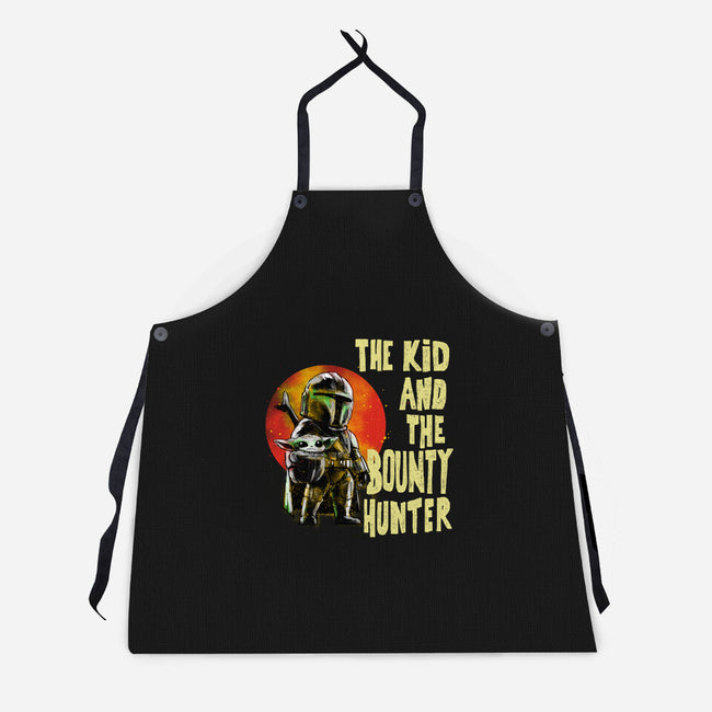 The Kin And The Bounty Hunter-Unisex-Kitchen-Apron-kharmazero