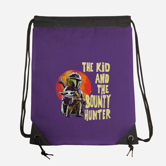 The Kin And The Bounty Hunter-None-Drawstring-Bag-kharmazero