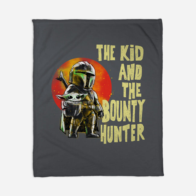 The Kin And The Bounty Hunter-None-Fleece-Blanket-kharmazero