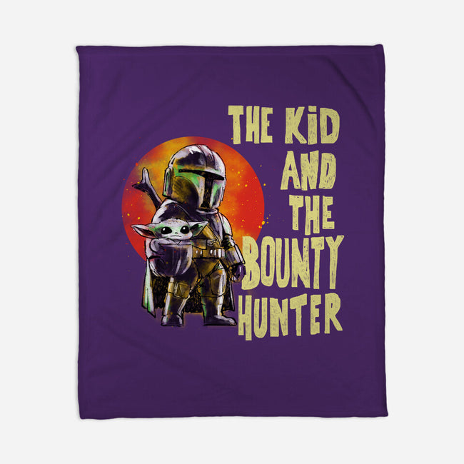 The Kin And The Bounty Hunter-None-Fleece-Blanket-kharmazero