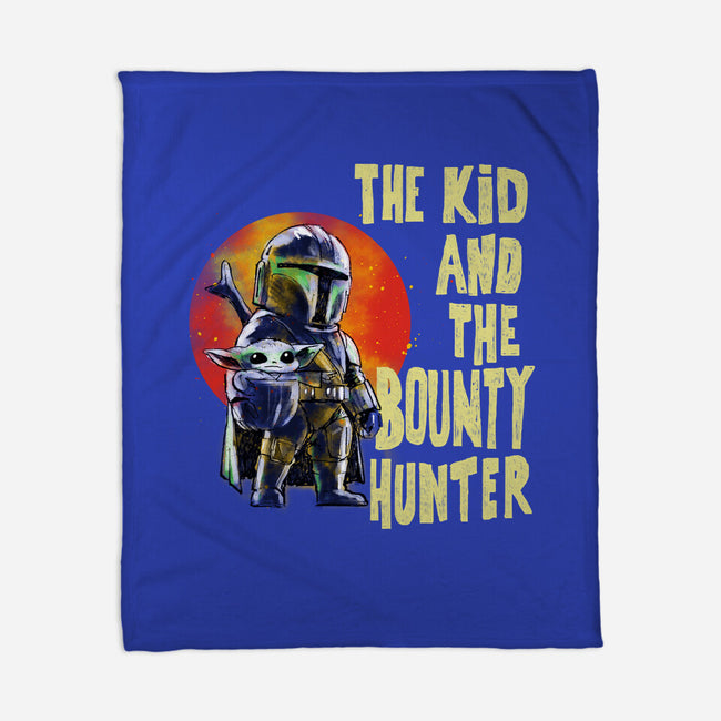The Kin And The Bounty Hunter-None-Fleece-Blanket-kharmazero