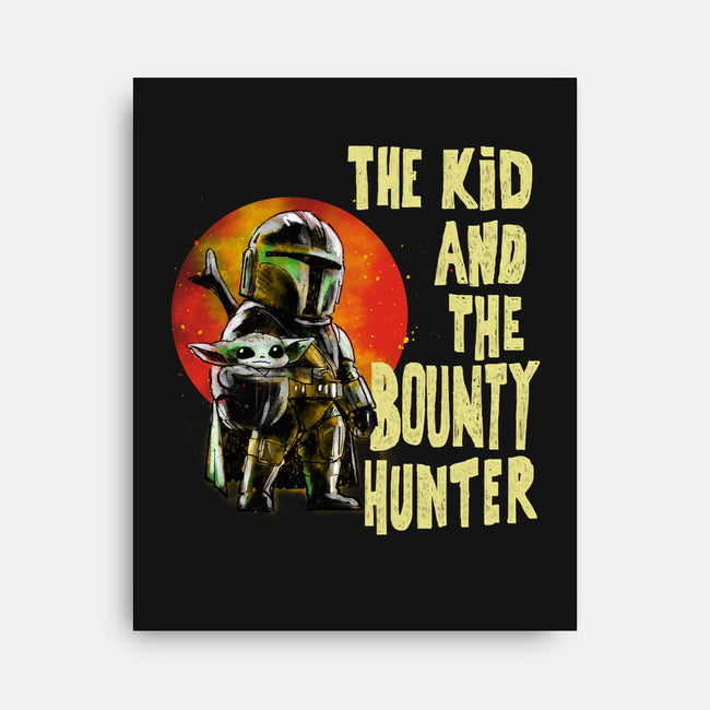 The Kin And The Bounty Hunter-None-Stretched-Canvas-kharmazero