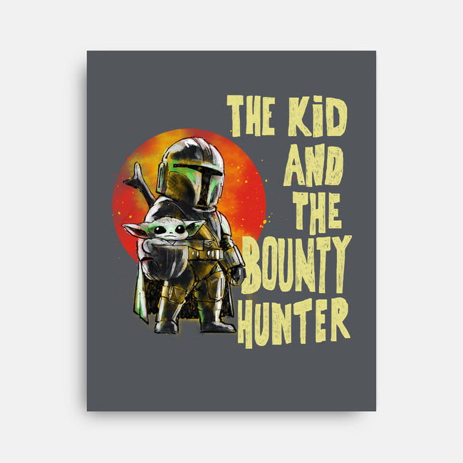 The Kin And The Bounty Hunter-None-Stretched-Canvas-kharmazero