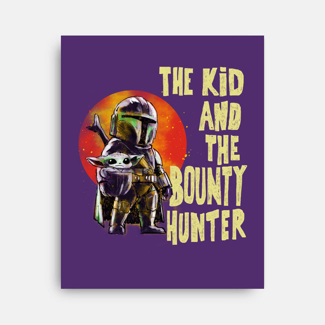 The Kin And The Bounty Hunter-None-Stretched-Canvas-kharmazero