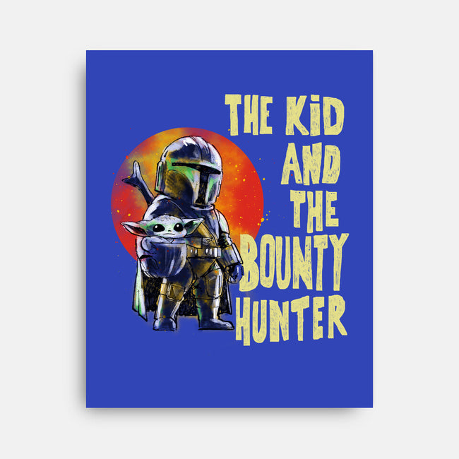 The Kin And The Bounty Hunter-None-Stretched-Canvas-kharmazero