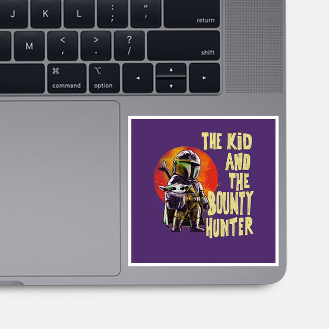 The Kin And The Bounty Hunter-None-Glossy-Sticker-kharmazero
