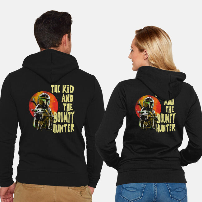 The Kin And The Bounty Hunter-Unisex-Zip-Up-Sweatshirt-kharmazero