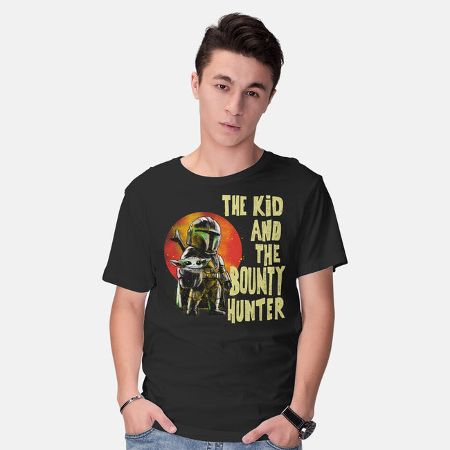 The Kin And The Bounty Hunter-Mens-Basic-Tee-kharmazero