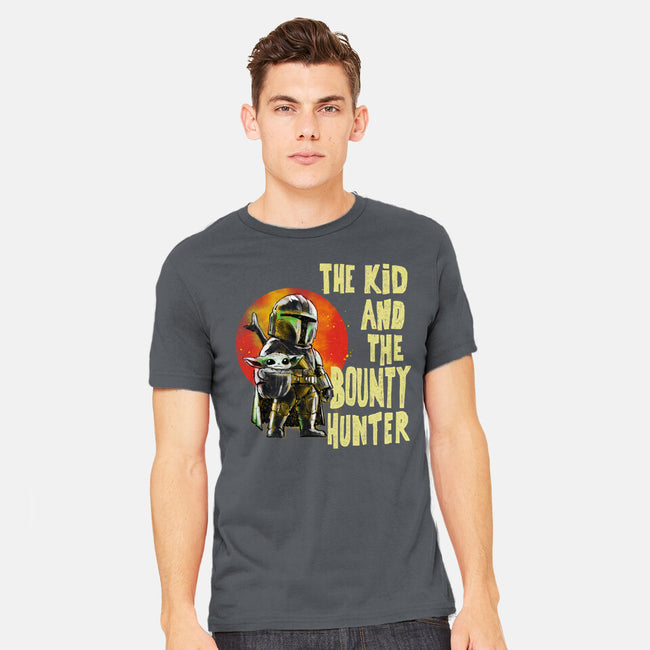 The Kin And The Bounty Hunter-Mens-Heavyweight-Tee-kharmazero