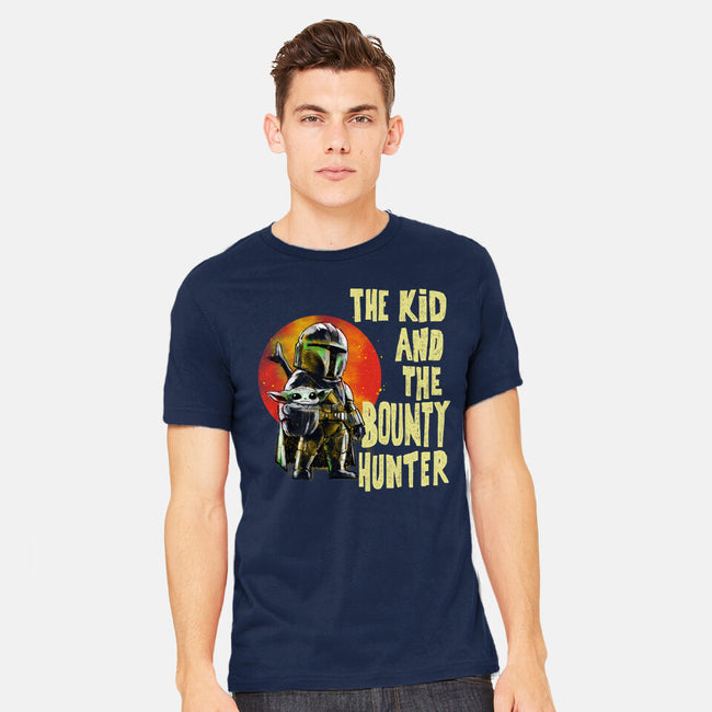 The Kin And The Bounty Hunter-Mens-Heavyweight-Tee-kharmazero