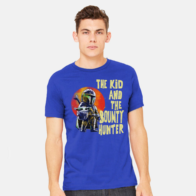The Kin And The Bounty Hunter-Mens-Heavyweight-Tee-kharmazero