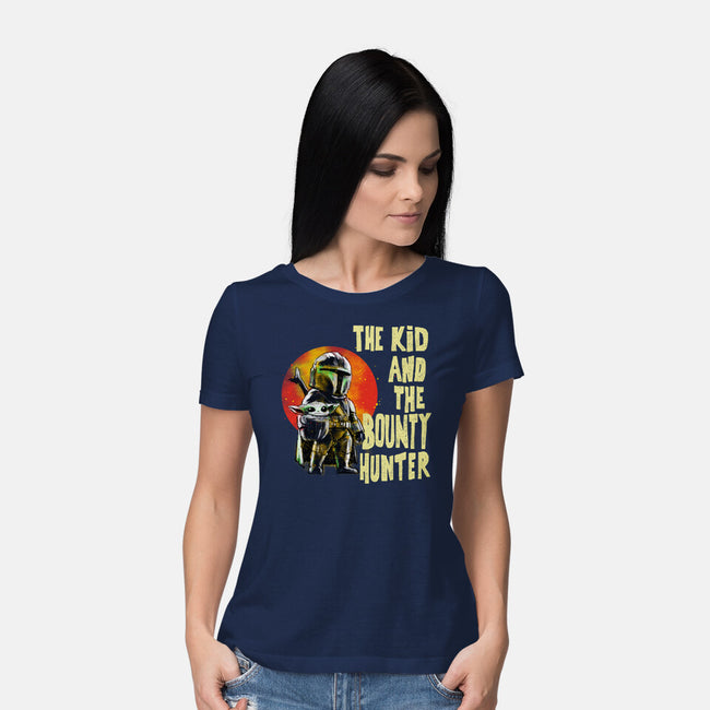 The Kin And The Bounty Hunter-Womens-Basic-Tee-kharmazero