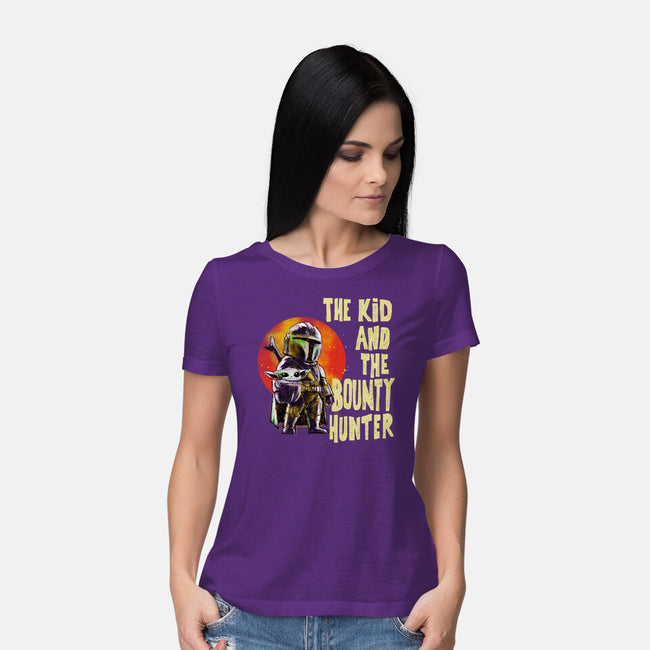 The Kin And The Bounty Hunter-Womens-Basic-Tee-kharmazero