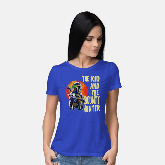 The Kin And The Bounty Hunter-Womens-Basic-Tee-kharmazero