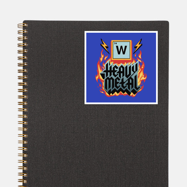 Heavy Metal Nerd-None-Glossy-Sticker-alfbocreative