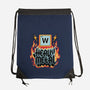 Heavy Metal Nerd-None-Drawstring-Bag-alfbocreative
