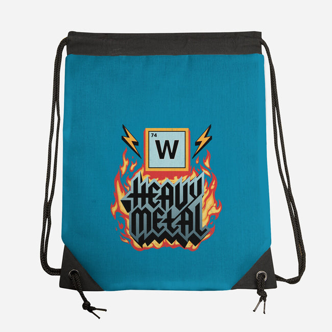 Heavy Metal Nerd-None-Drawstring-Bag-alfbocreative